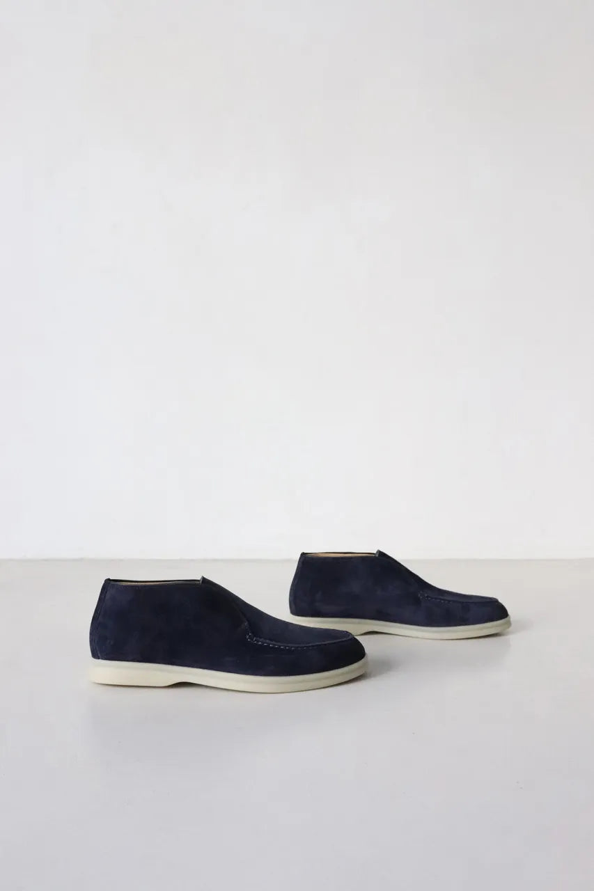 Women's Yaroché suede ankle boots Cobalt Blue