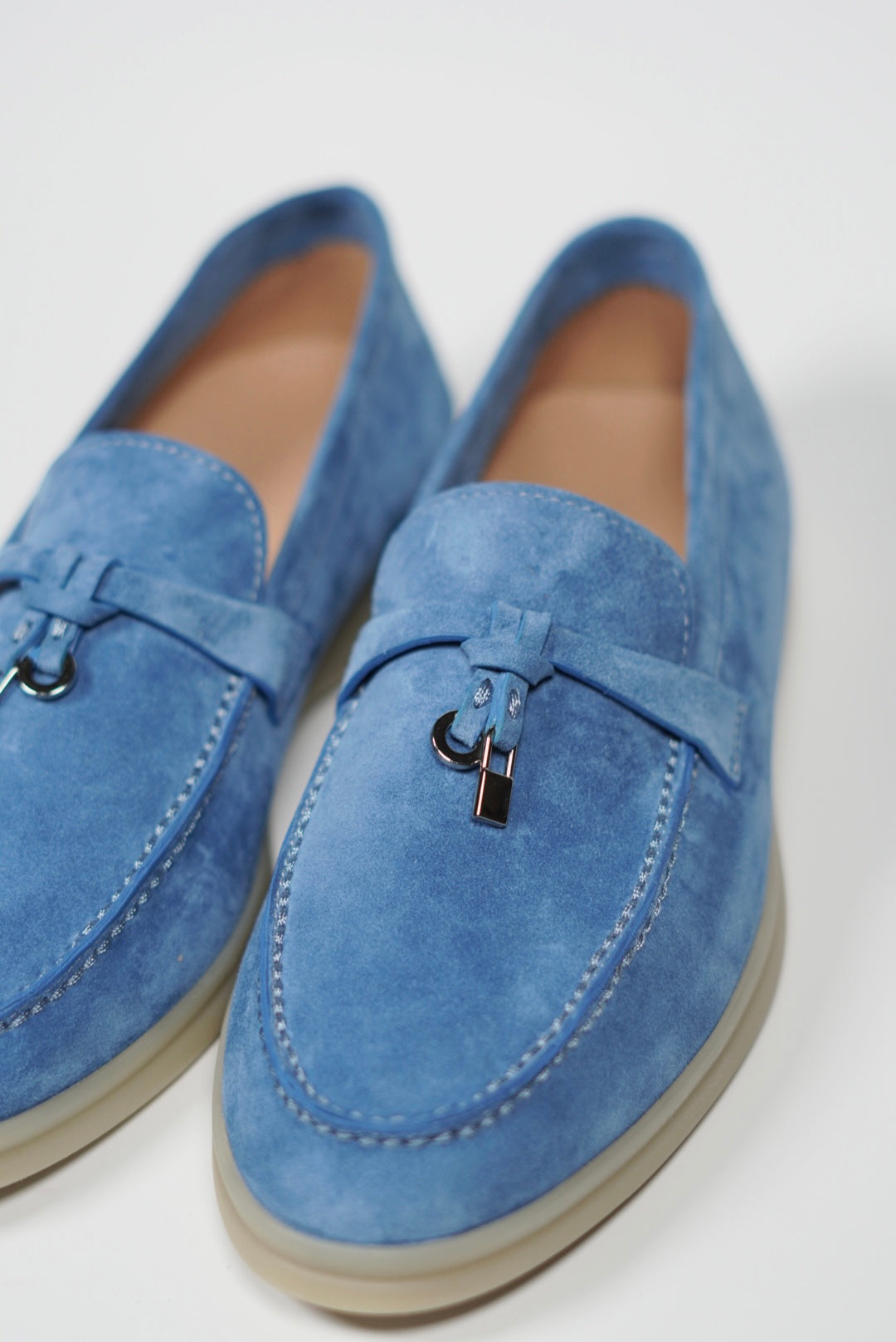 Women's Genuine Suede Loafers Moccasins Lagoun