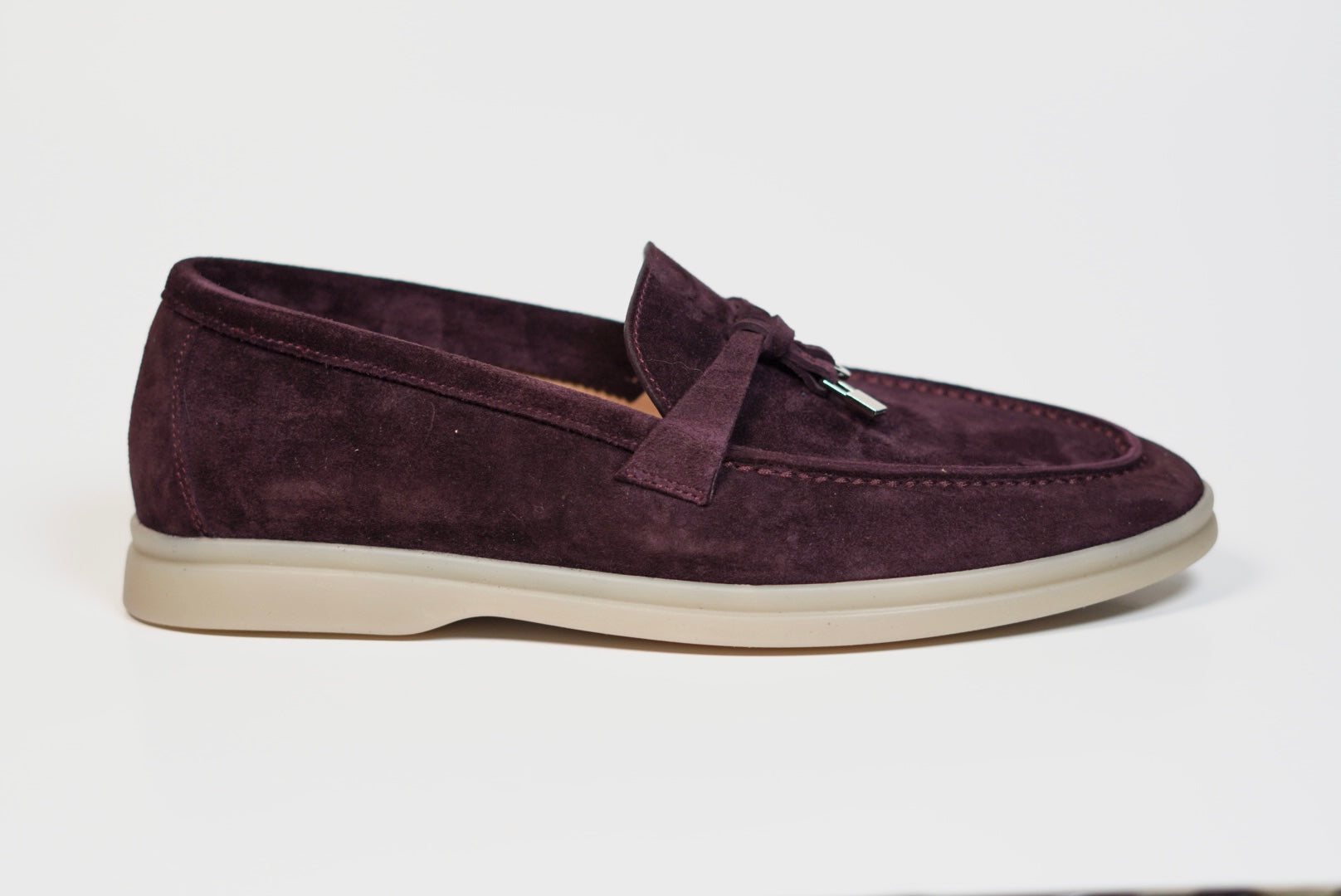 Women's Genuine Suede Loafers Moccasins Mulberry