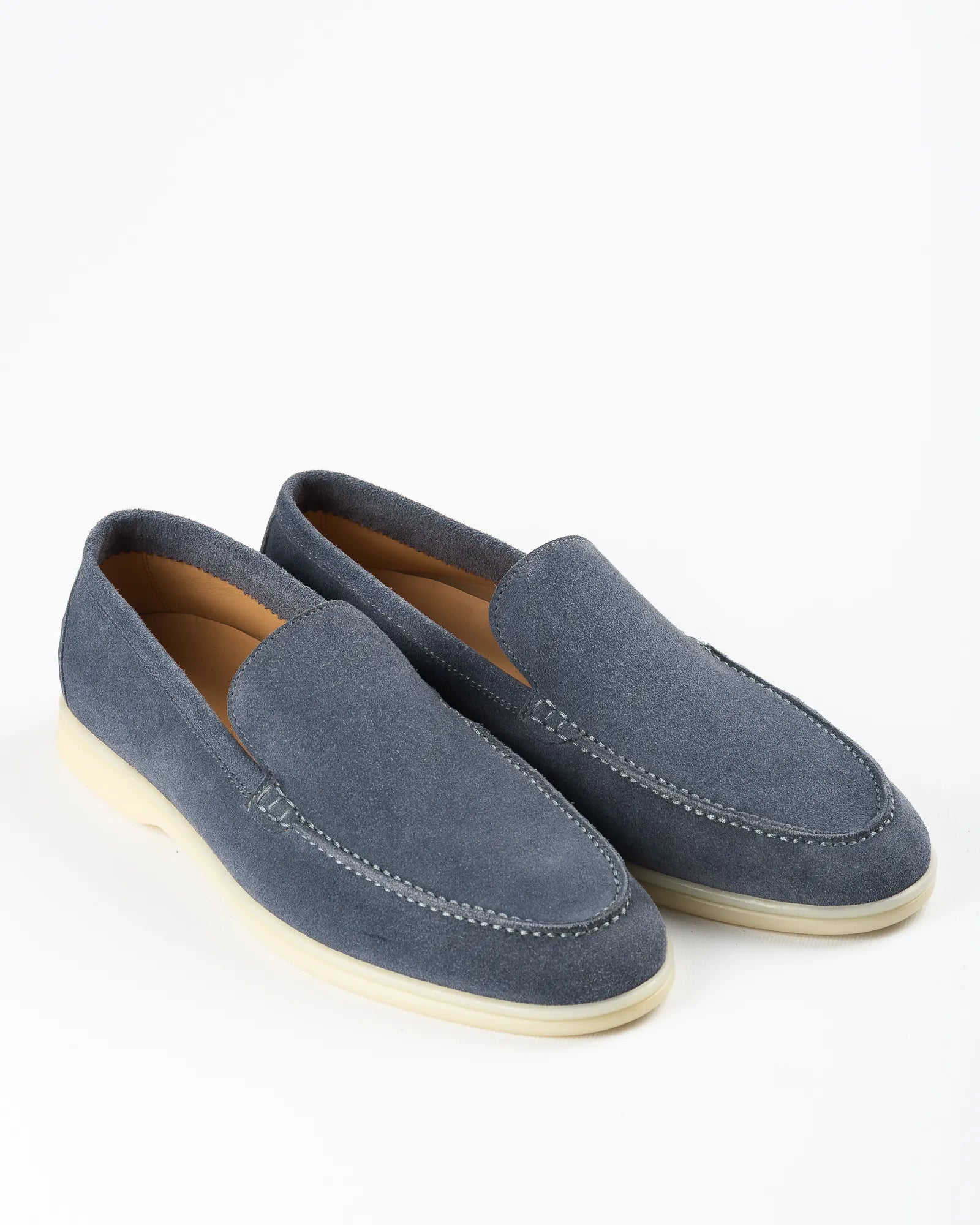 Men's Genuine Suede Loafers Moccasins Jeans